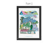 Windermere Skyline Personalised Print, Lake District, thumbnail 2 of 6