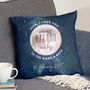 Love You Across The Miles To The Moon And Back Cushion, thumbnail 2 of 10