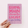 Main Character Energy Birthday Card, thumbnail 3 of 4
