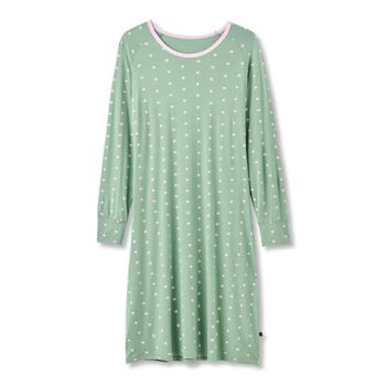 Women's 'Juniper Polka' Bamboo Nightdress, 3 of 3