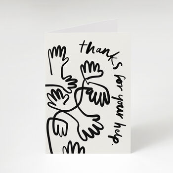 'Thanks For Your Help' Greeting Card, 2 of 3