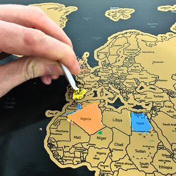 World Scratch Map Travel Gifts, 7 of 10