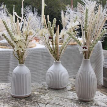 Ceramic Bud Vases Set Of Three, 12 of 12