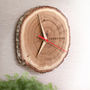 Real Oak Wooden Clock, thumbnail 1 of 3