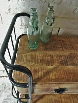 Reclaimed Wood And Iron Cart, 5 of 6