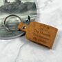 Personalised Leather Keyring For Dads On Father's Day, thumbnail 1 of 2