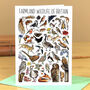 Farmland Wildlife Of Britain Greeting Card, thumbnail 1 of 8