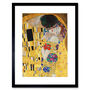 Klimt The Kiss Artwork Living Room Wall Art Print, thumbnail 1 of 3