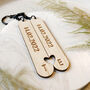 Personalised 'Our Date' Keyring Set, thumbnail 7 of 7