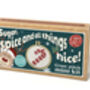 Sugar, Spice, And All Things Nice! Christmas Mini Matchbox Cross Stitch Kit, thumbnail 2 of 5
