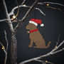 Cockapoo / Labradoodle Dog Christmas Decoration Personalisation Available, thumbnail 5 of 5