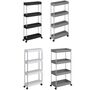 Four Tier Kitchen Storage Trolley Cart Rack Shelf, thumbnail 9 of 11