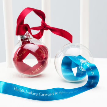 Personalised Message In A Bauble, 4 of 7