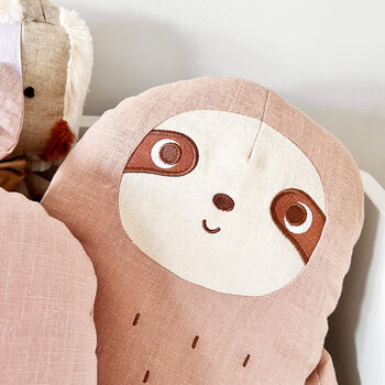 Personalised Kids Cute Animal Soft Cuddle Cushion, 6 of 12