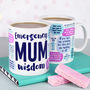 Emergency Mum Wisdom Mug, thumbnail 1 of 8