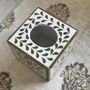 Facial Tissues Cover Box Wood Inlay, Guest Room Decor, thumbnail 8 of 12