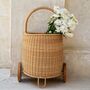 Freebird Rattan Wheeled Basket, thumbnail 1 of 8