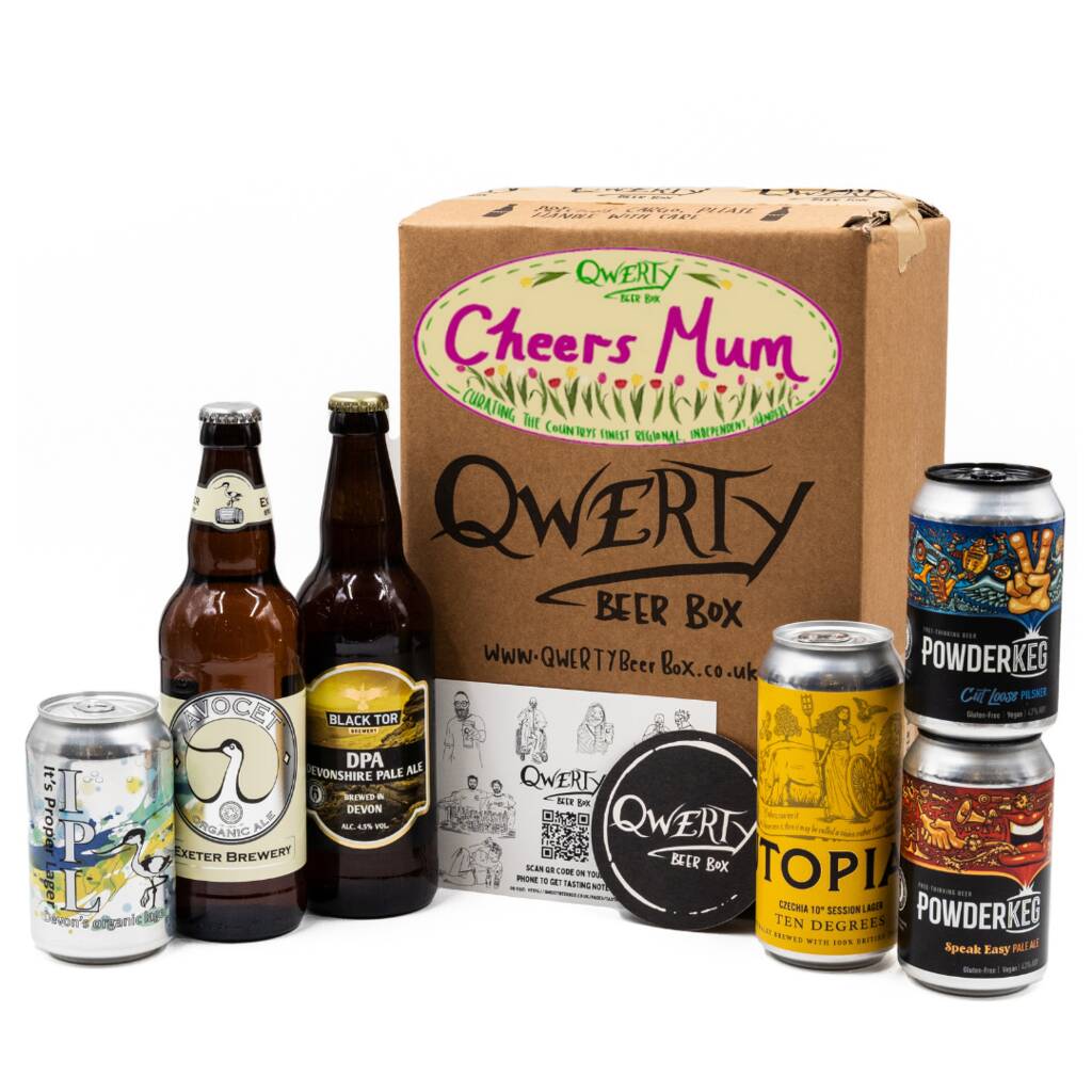 Devon Craft Beer Gift Hamper By QWERTY Beer Box