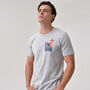 England Rugby And Football Fan Grey Organic T Shirt, thumbnail 1 of 7