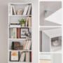 Bookcase Adjustable Shelves Modern Style Storage Unit, thumbnail 7 of 12