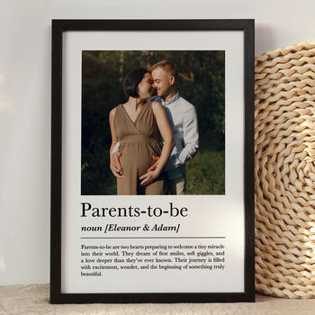 Personalised Parents To Be Print, Gift For New Parents, 4 of 7