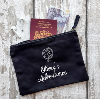 Personalised Adventure Travel Clutch, 2 of 2