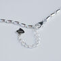 Sterling Silver Oval Bead Chain Necklace, thumbnail 2 of 4