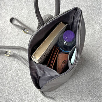 Women's Genuine Leather Backpack, 5 of 10