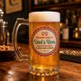 Personalised Beer Tankard With Name And Town, thumbnail 3 of 6