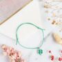The Clover Charm Wish Bracelet, thumbnail 2 of 3