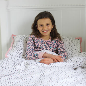 Spot Duvet Cover And Pillowcase Set Cot And Single, 5 of 7