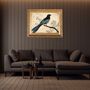 Art Print | Vintage Blue Bird Wall Art | Nature Inspired Home Decor, thumbnail 3 of 12