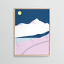 Blue Mountains 03 Fine Art Winter Skiing Print, thumbnail 2 of 4