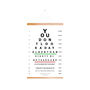 Personalised Milestone 80 Birthday Eye Chart Art Gift, thumbnail 2 of 3