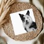 Hand Drawn Adorable Sheepdog Greeting Card, thumbnail 1 of 5