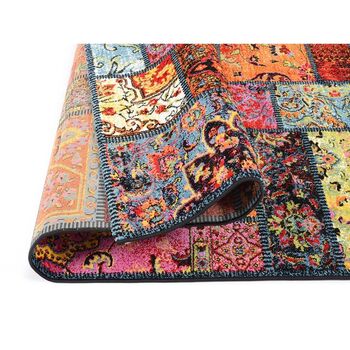Patchwork Shag Area Rug, 3 of 7