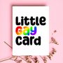 Little Gay Card Valentine's Day Card, thumbnail 2 of 4