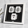 Personalised Mr And Mr Wedding Gift Lion Playing Cards Frame, thumbnail 1 of 9