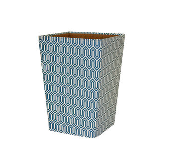 Recycled Graphic Print Waste Paper Bin, 6 of 6