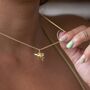Flying Pig Necklace, Sterling Silver Or Gold Plated, thumbnail 2 of 11