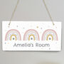 Personalised Rainbow Wooden Sign, thumbnail 3 of 3