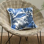 Tropical Palm Print Cushion, thumbnail 2 of 2