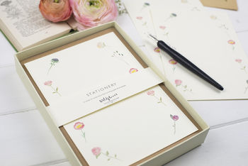 Floral Letter Writing Notecards, 5 of 6