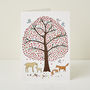 Seasonal Tree Greeting Card Selection, thumbnail 2 of 3