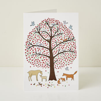 Seasonal Tree Greeting Card Selection, 2 of 3