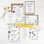 Wildflower Wedding Invitations And Stationery, thumbnail 1 of 9