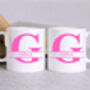 Personalised Initial And Name Mug – 10oz Glossy White, thumbnail 7 of 8