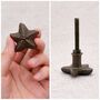 Vintage Brass Star Fish Drawer Knob, thumbnail 2 of 8