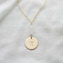 Personalised Monogram Necklace With Moonstones, thumbnail 3 of 4