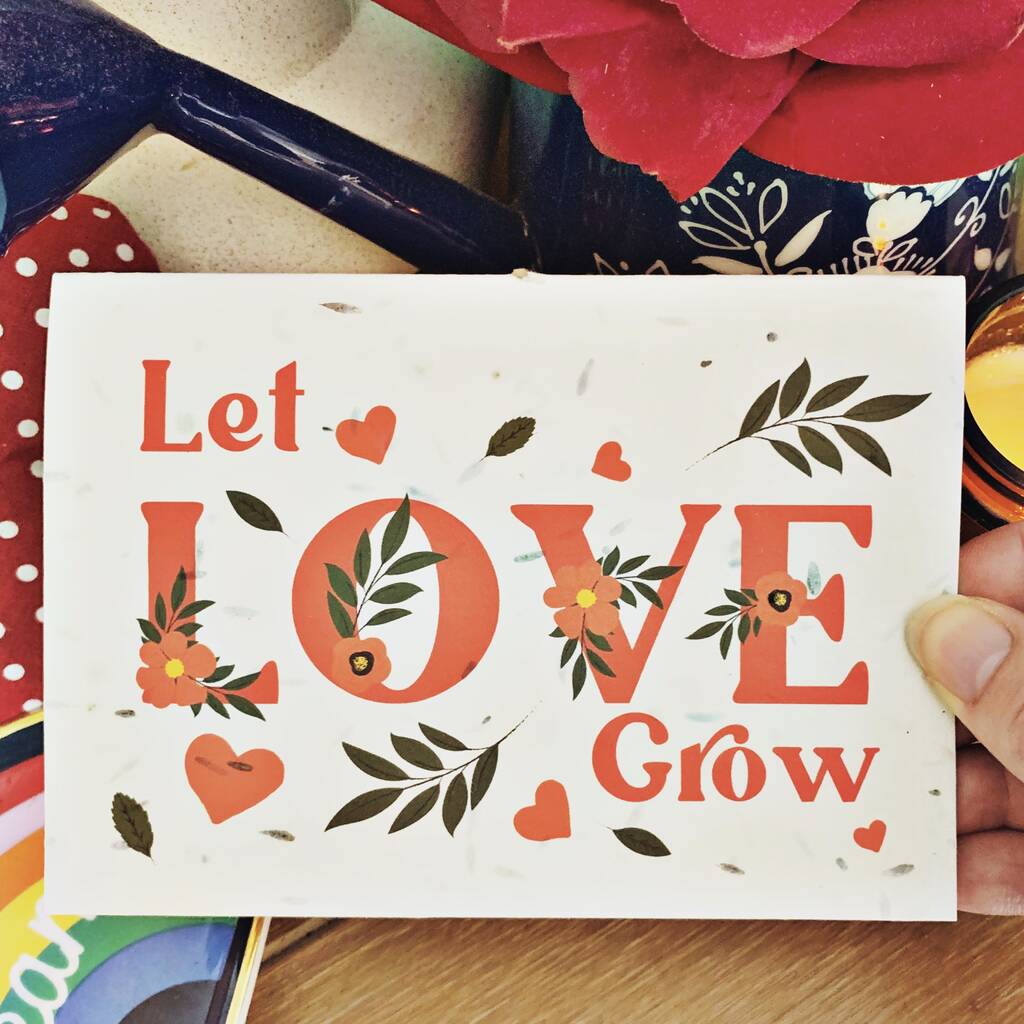 Grows Into Wildflowers Let Love Grow Card